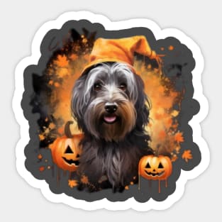 Skye Terrier Halloween Sticker